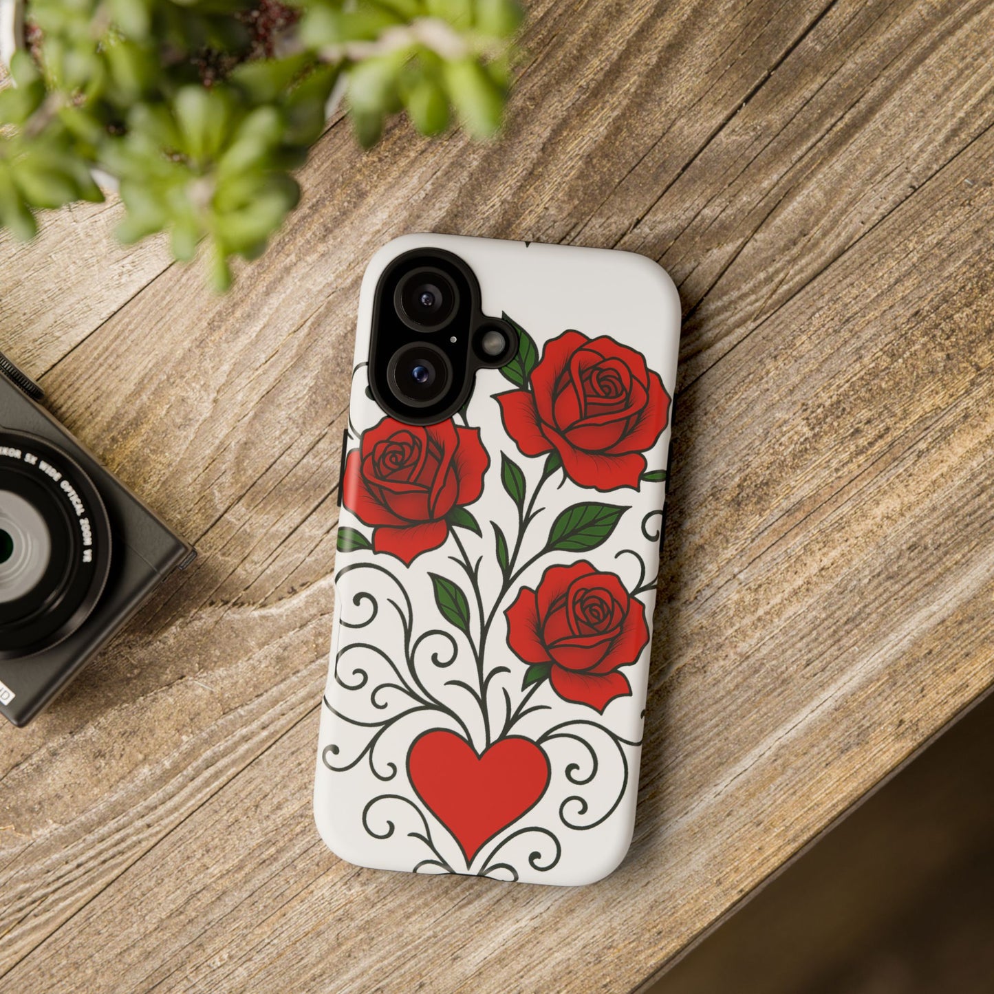 Modern Rose Phone Case (iPhone)