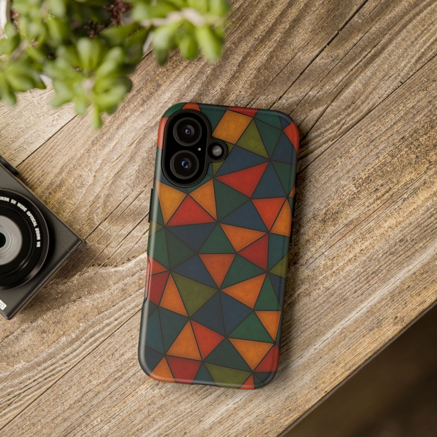 Colorful Geometric Design Phone Case (iPhone)