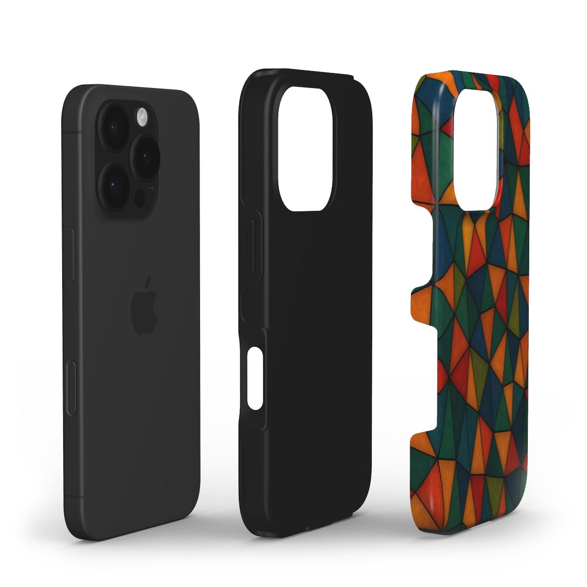 Colorful Geometric Design Phone Case (Xiaomi)