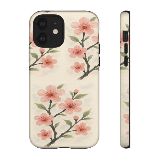 Floral Phone Case - Plum Blossom Design
