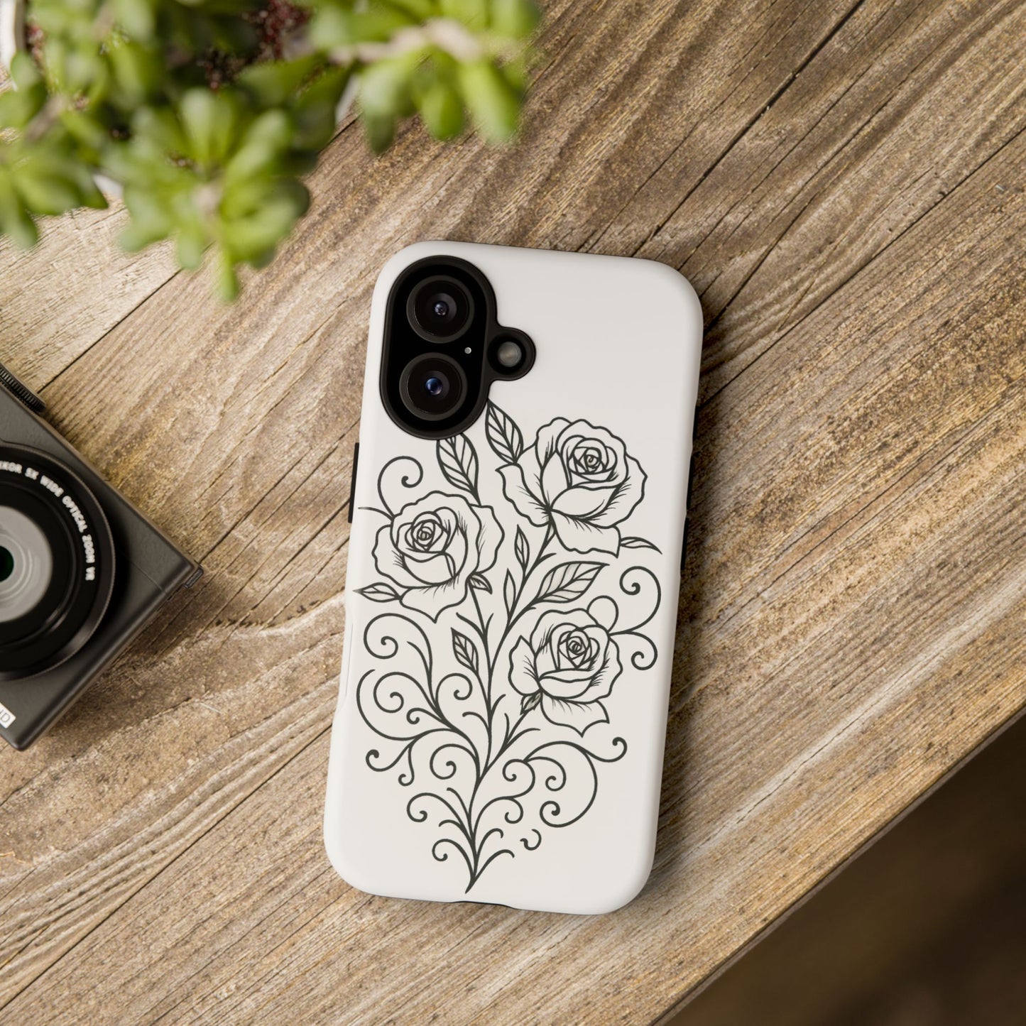 Vintage Rose Phone Case (iPhone)