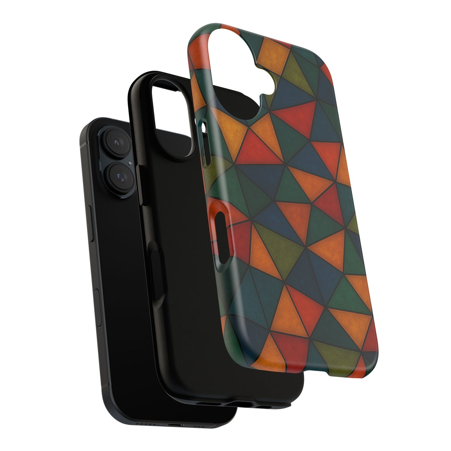 Colorful Geometric Design Phone Case (iPhone)