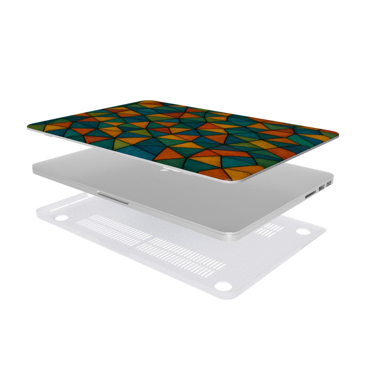 Colorful Geometrical Design MacBook Case